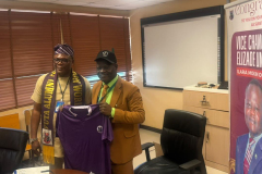 Visit to Elizade University Vice-Chancellor, Prof. Philip Oguntunde